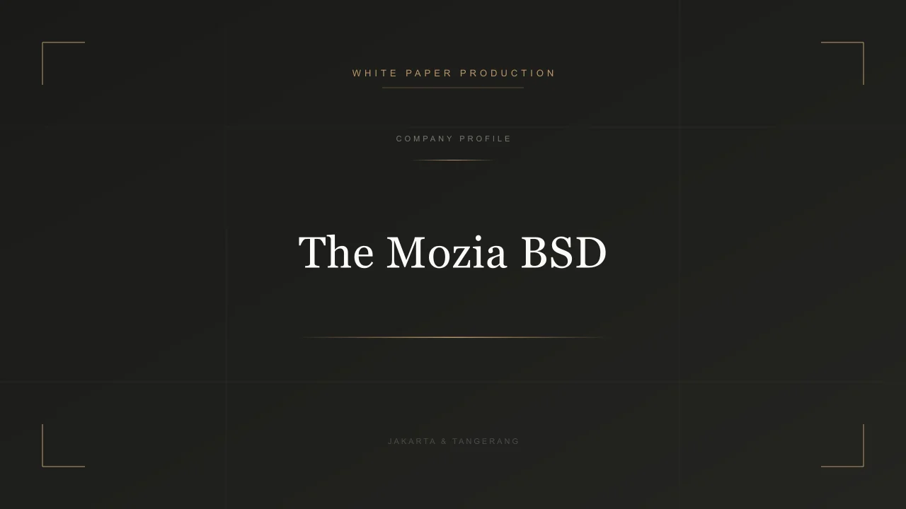 Video Company Profile The Mozia BSD - Whitepaper Production